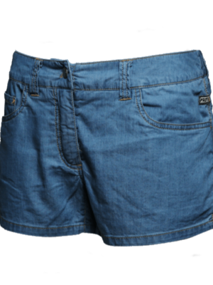 Pantaloncini Jeans Organico Donna Chiaro
