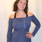 Maglia in Bambù con Scollo a Barca Donna