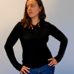 Maglia in Bambù a Maniche Lunghe Donna con cappuccio