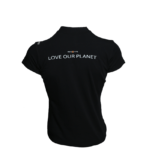 t shirt in Bambù con Collettto alla Coreana Donna Our Planet