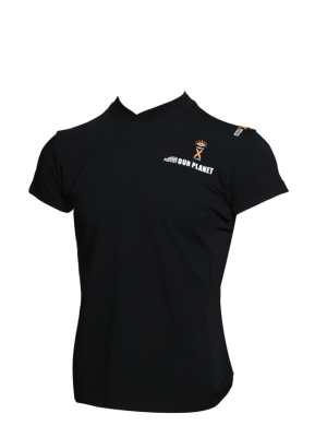 T shirt Donna in Bambù con Colletto alla Coreana