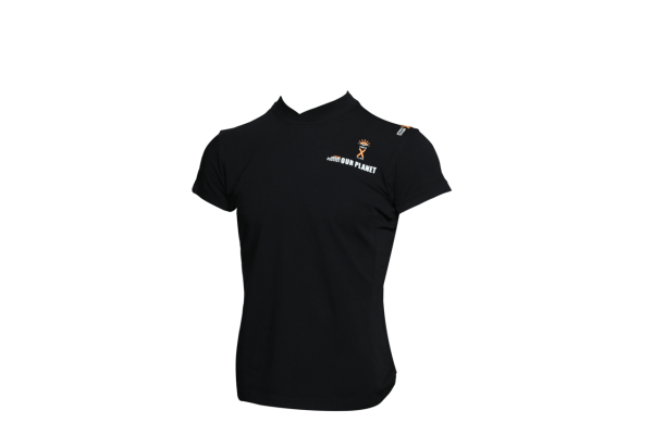 T shirt Donna in Bambù con Colletto alla Coreana
