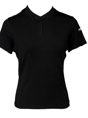 t shirt in bambù donna con bottoni