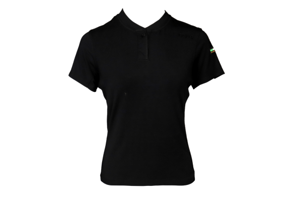 t shirt in bambù donna con bottoni