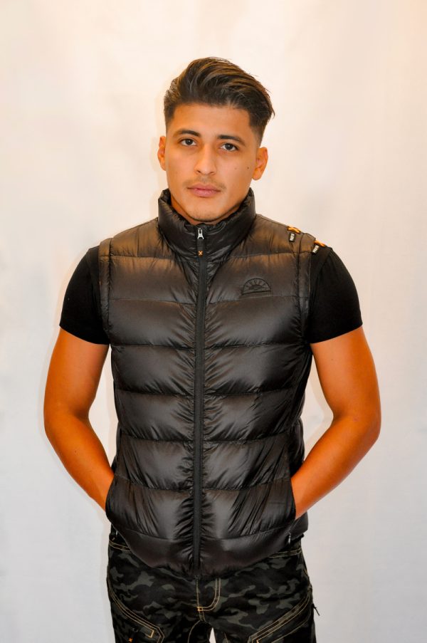 WJKPXTM004 FRONT SENZ MANICHE Herren Daunenjacke mit abnehmbaren Ärmeln