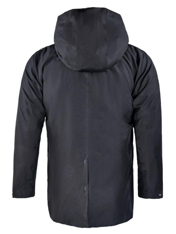 WJKPXTM009 306 Man Silk Rain Coat with Hood and Belt