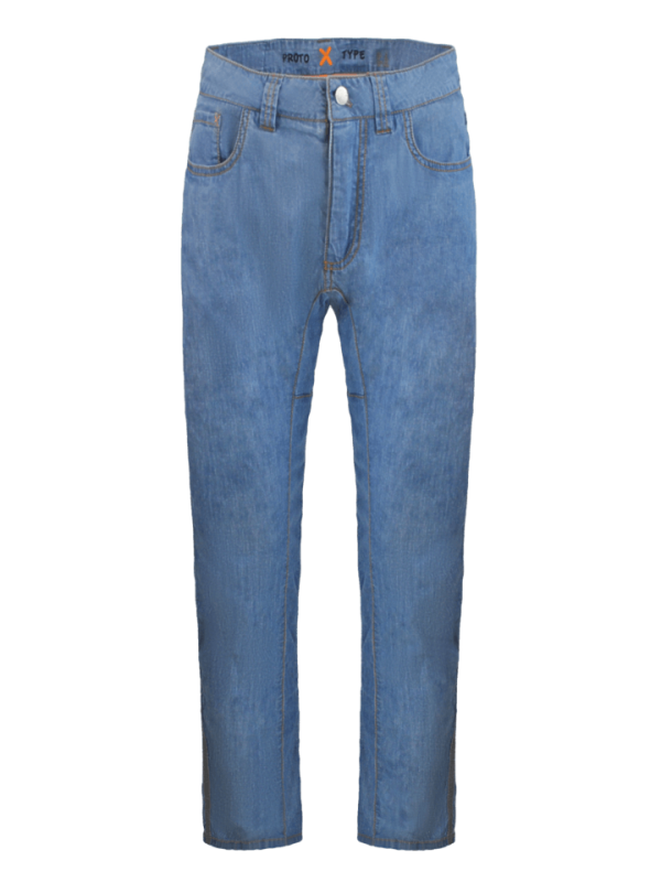 Jeans Uomo Chiaro 5 Tasche Cotone Organico - Helle Jeans Herren 5 Taschen
