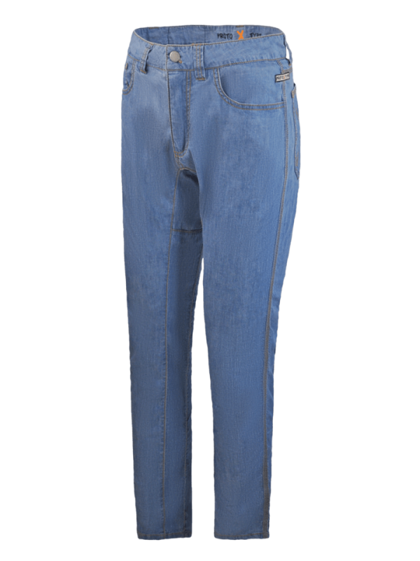 WPTPXTM009 485 Jeans Uomo Chiaro 5 Tasche in Cotone Organico