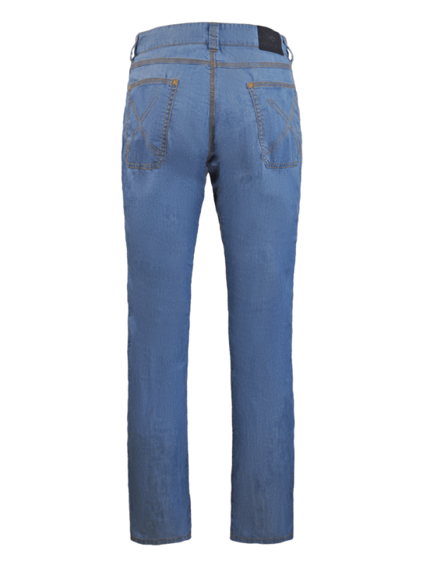 WPTPXTM009 486 Jeans Uomo Chiaro 5 Tasche in Cotone Organico
