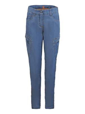jeans donna chiari in cotone organico - Damen Hosen Helle Jeans 7 Taschen