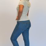 jeans donna chiari in cotone organico 5 tasche