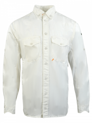 Camicia Uomo in Cotone Organico e Canapa a Maniche Lunghe