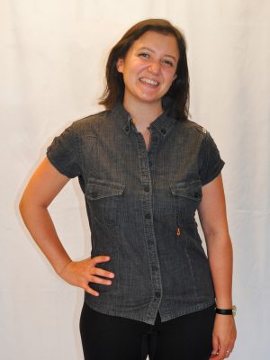 camicetta donna jeans organico scuro