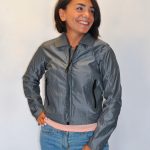 giacca corta argento donna