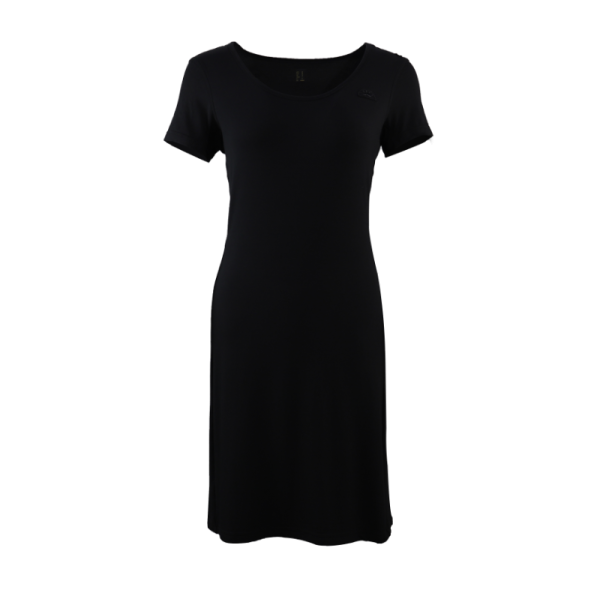 KDSPXTW001 BLACK 1 Sporty Bamboo Dress for Women