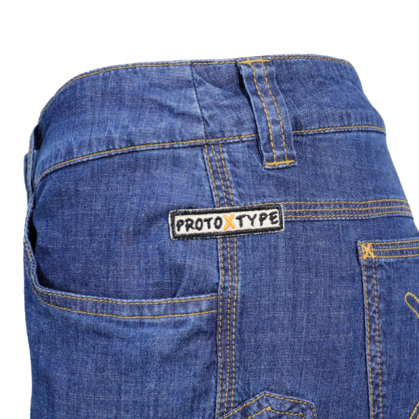 WPTPXTW016 2 Woman Organic Blue 7 Pockets Jeans