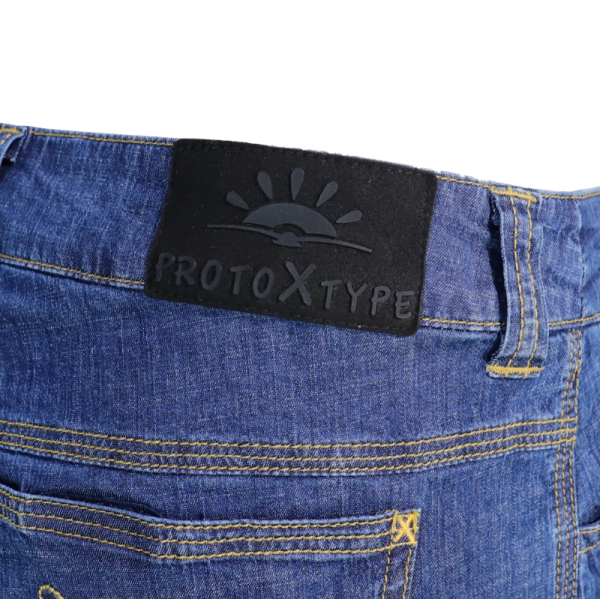 WPTPXTW016 4 Woman Organic Blue 7 Pockets Jeans