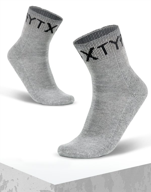 short gray bamboo socks