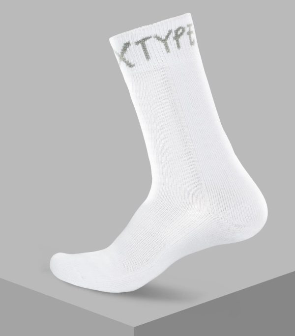 long white bamboo socks