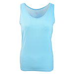 light blue Organic cotton sports bra tank top(2)