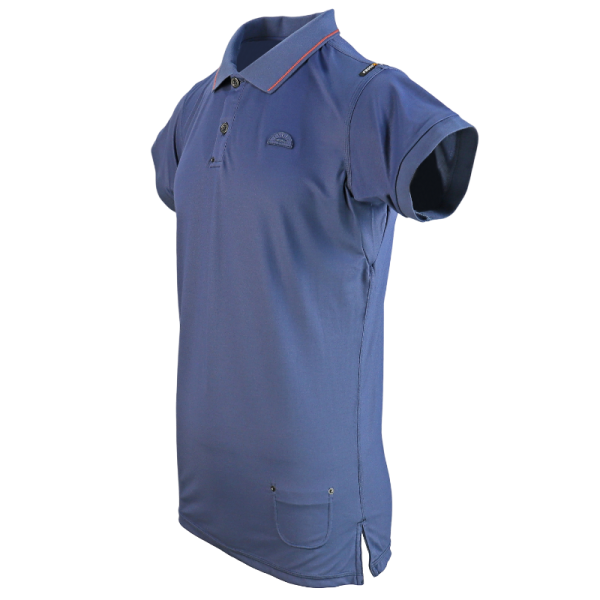 Herren-Poloshirt aus Bambus in Marineblau (3)