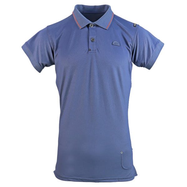 Herren-Poloshirt aus Bambus in Marineblau (4)