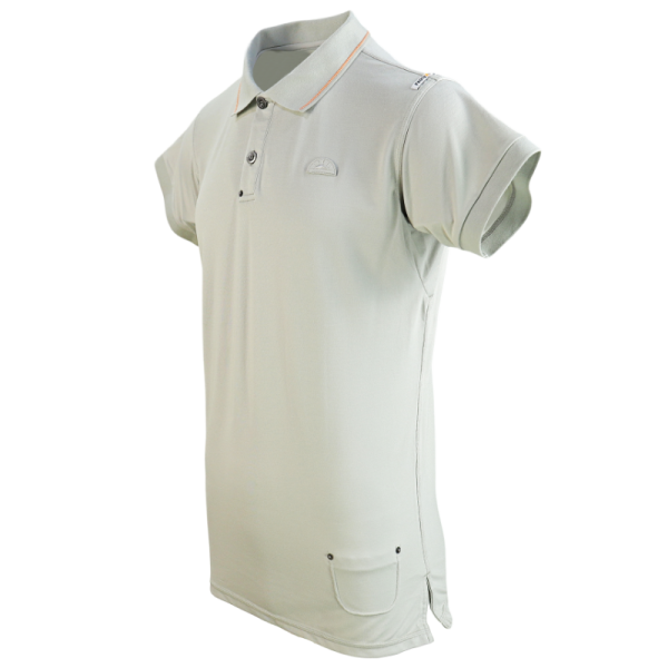 Sand Herren-Poloshirt aus Bambus (3)