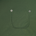 Waldgrünes Bambus-Poloshirt für Herren (2)