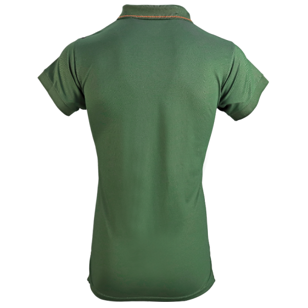 men's forest green bamboo polo shirt (5)