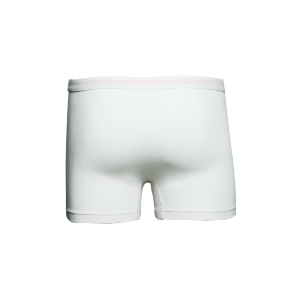 Boxer Uomo in Cotone Organico bianco retro