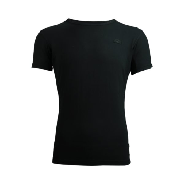 KTSPXTM015 BLACK Bambus T Shirt Herren mit rundem Kragen