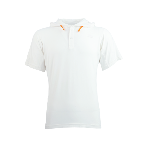 KTSSTDM003 WHITE T shirt con Cappuccio Uomo in Bambù